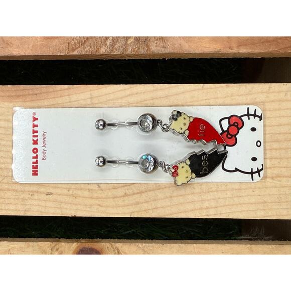 Hello Kitty “Best Friends” 14-Gauge Belly Button Ring - Picture 7 of 9
